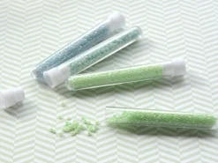 Tube de 350 perles ceylons - vert moyen
