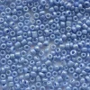 Tube de 350 perles de rocailles opaques nacrées - bleu moyen