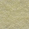 Tube de 350 perles de rocailles opaques nacrées - écru
