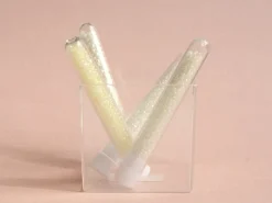 Tube de 350 perles de rocailles opaques nacrées - écru