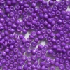 Tube de 350 perles de rocailles opaques - violet foncé