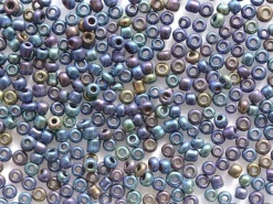Tube de 350 perles métallisées - océan